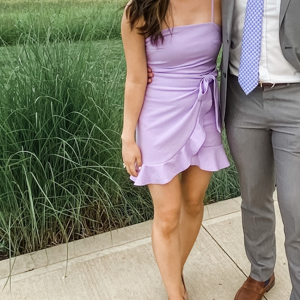 Charlotte Russe Tie Lilac Dress size xs